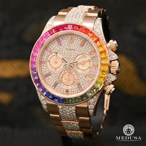 rolex replica rainbow|rolex rainbow iced out.